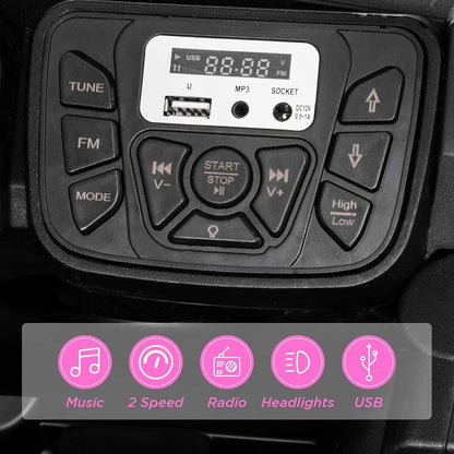 12V Kids Dump Truck Ride-On with Sun Shade & Remote | Kids Rider