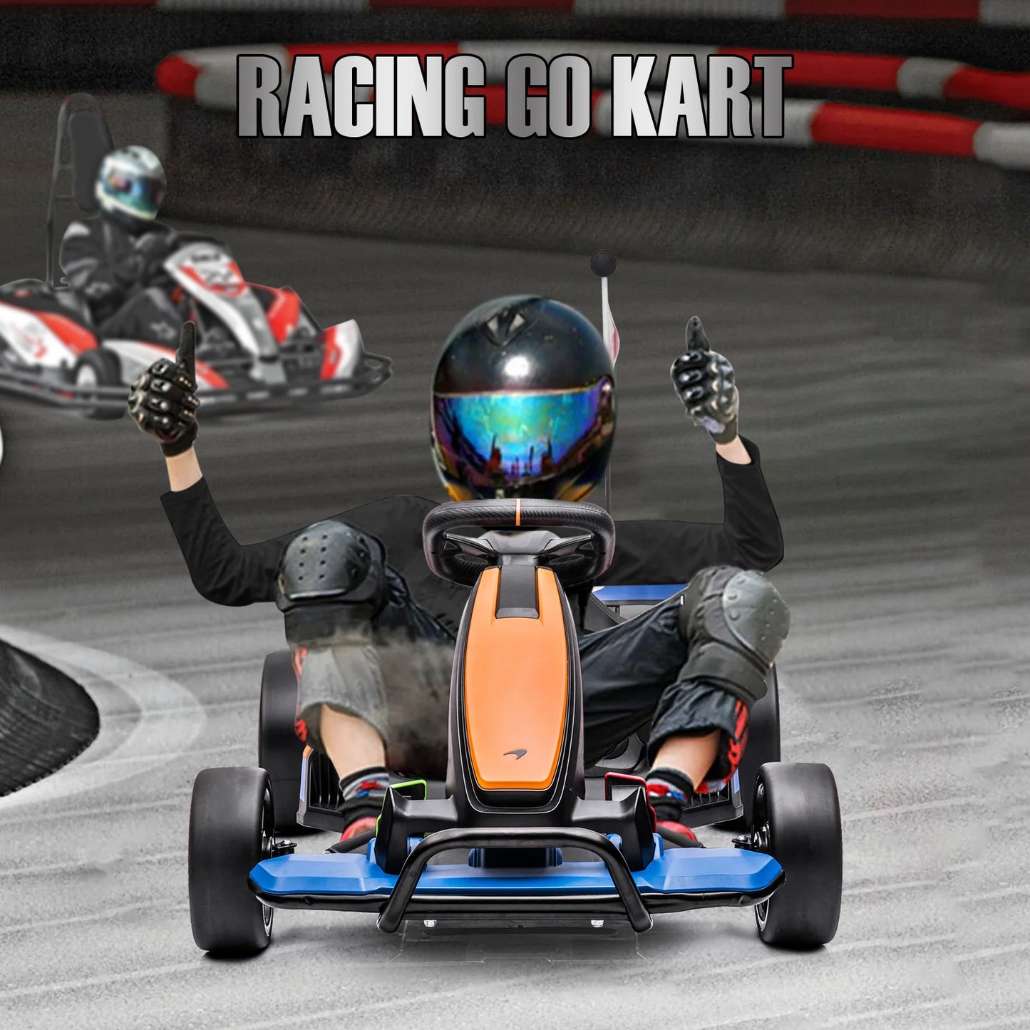 24V Kids Electric Go Kart 2x120W Powerful Drift Racer  | 10AH Large Battery for Age 3+