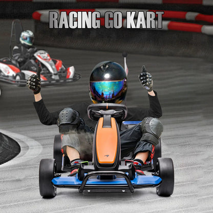 24V Kids Electric Go Kart 2x120W Powerful Drift Racer  | 10AH Large Battery for Age 3+