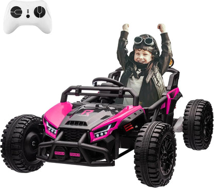 24V Electric Powered Kids Ride-On UTV with Remote & Suspension & LED Lights| Kids Rider