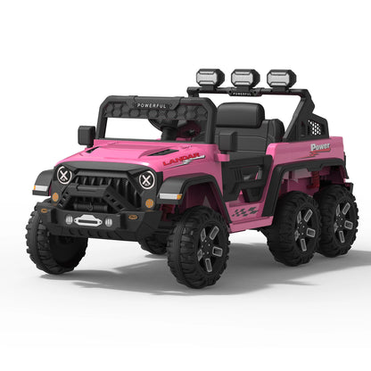 24V 6-Wheel 4WD Kids Ride-On Car with Remote | Kids Rider(Age : 3-14 Years)