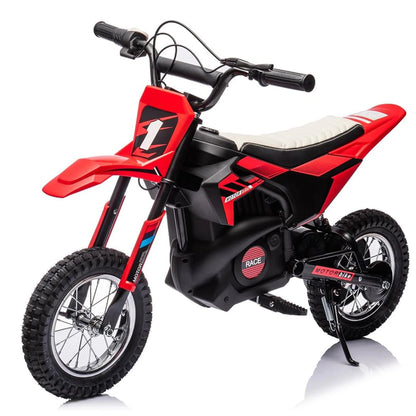 24V 250w Electric Dirt Bike for Kids | Off-Road Electric Motorcycle with Spring Suspension(Age: 6-15Y)