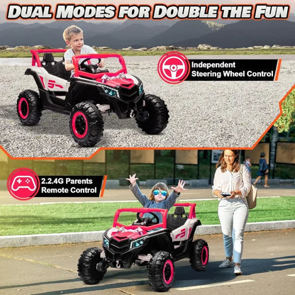 24V Kids Ride-On UTV 4x150W w/ Remote Control | Battery Powered Off-Road UTV