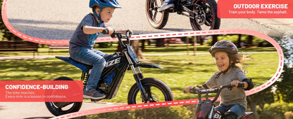 KOOZ HP01E 36V 350W Electric Dirt Bike | 15.5 MPH | Kids Rider