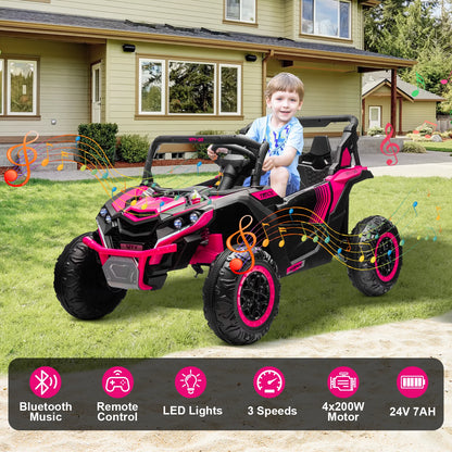24V Kids Ride-On UTV | 800W 4WD, 2 Seater & Remote Control | Kids Rider