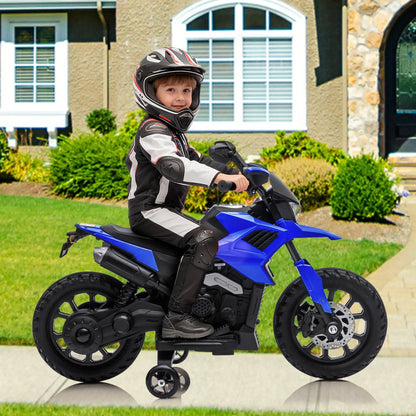 6V Electric Ride-On Motorcycle for Toddlers | Training Wheels | Kids Rider