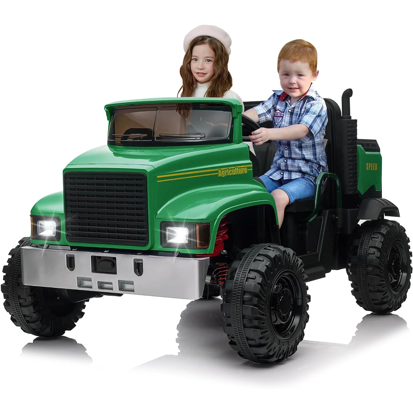 24V 4WD 2-Seater Kids Ride-On Truck 4x200W w/ Parent Remote | Kids Rider (Age: 3 -12 Years)
