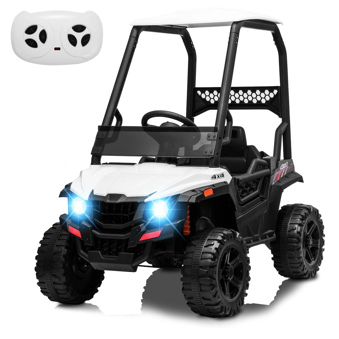 12V Kids Dump Truck Ride-On with Sun Shade & Remote | Kids Rider