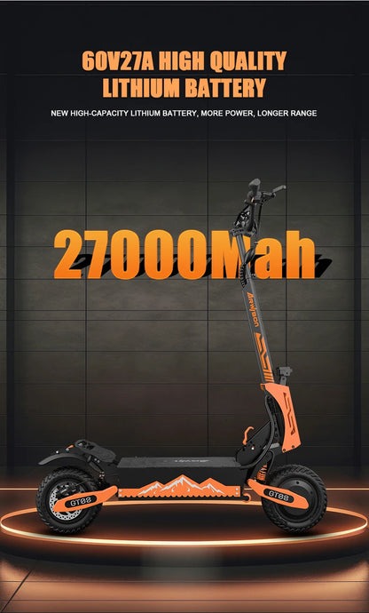 ARWIBON 5600W Electric Scooter | 46 MPH Dual Motor E-Scooter | Kids Rider
