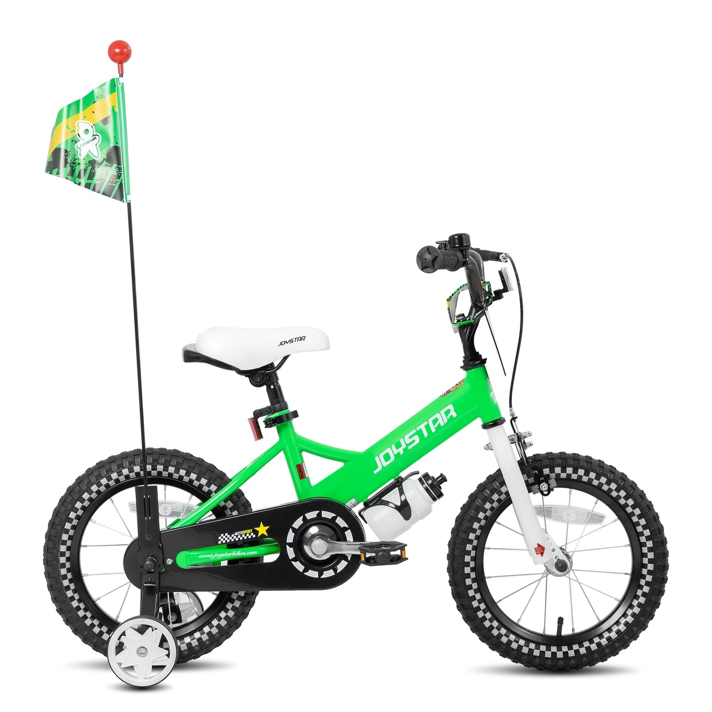 JOYSTAR Little Daisy Kids Bike for Girls & Boys | Doll Seat & Streamers | Ages 2–7 | Kids Rider