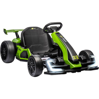 24V Kids Drift Kart 300W Powerful Motor w/ Sport Modes & EVA Tires