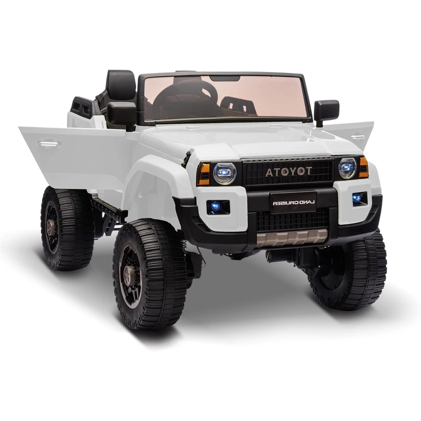 24V Toyota Land Cruiser 250 | 2-Seater Kids Ride-On Truck 4 Wheel Drive w/ Parent control | 4×100W Powerful Motors