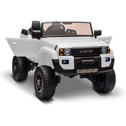 24V Toyota Land Cruiser 250 | 2-Seater Kids Ride-On Truck 4 Wheel Drive w/ Parent control | 4×100W Powerful Motors