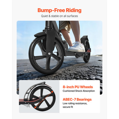 2 - Wheel Kick Scooter for Kids, Teens & Adults | Adjustable Handlebar | Kids Rider