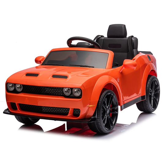 Licensed 12V Kids Ride-On Car w/ 3 Speeds & 4 Wheels – Electric