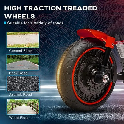 Motorcycle Ride-On Toy for Toddlers With Training Wheels | Kids Rider (for 1.5–5 Years Kid)