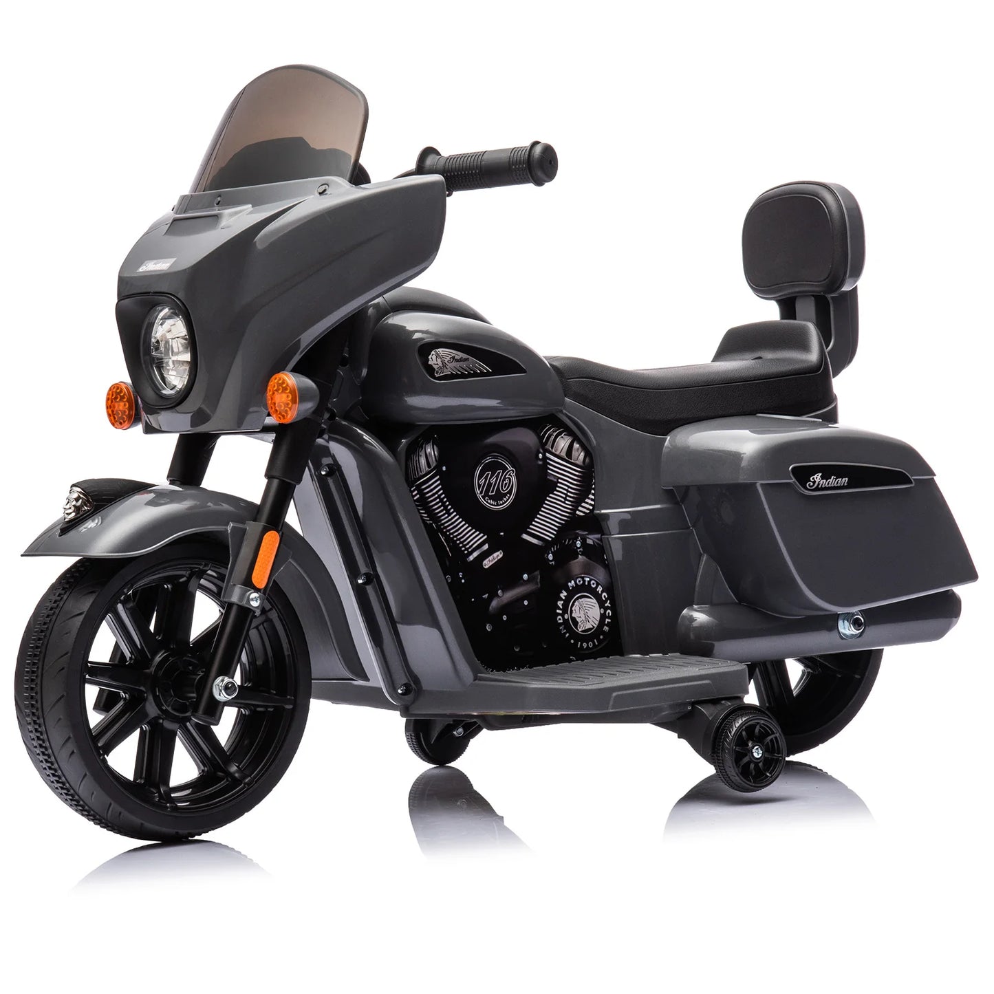 6V Kids Electric Motorcycle w/Long Battery Life & Training Wheels | Best Gift for Toddlers