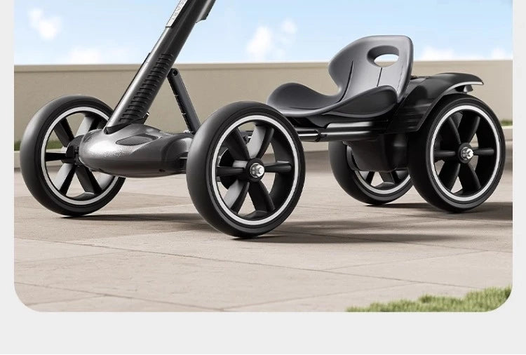 Battery Powered Kids Ride-On RC Kart | Remote Control & 4-Wheel Drive | Kids Rider(Age: 4-10Y)