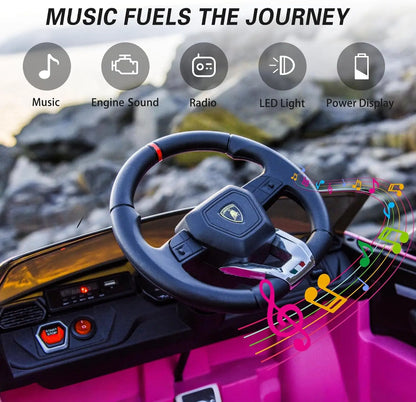 12V Licensed Lamborghini Urus Ride On Car w/Parent Control | Luxury Realistic Drive for Kids