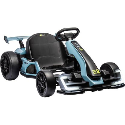 24V Kids Drift Kart 300W Powerful Motor w/ Sport Modes & EVA Tires