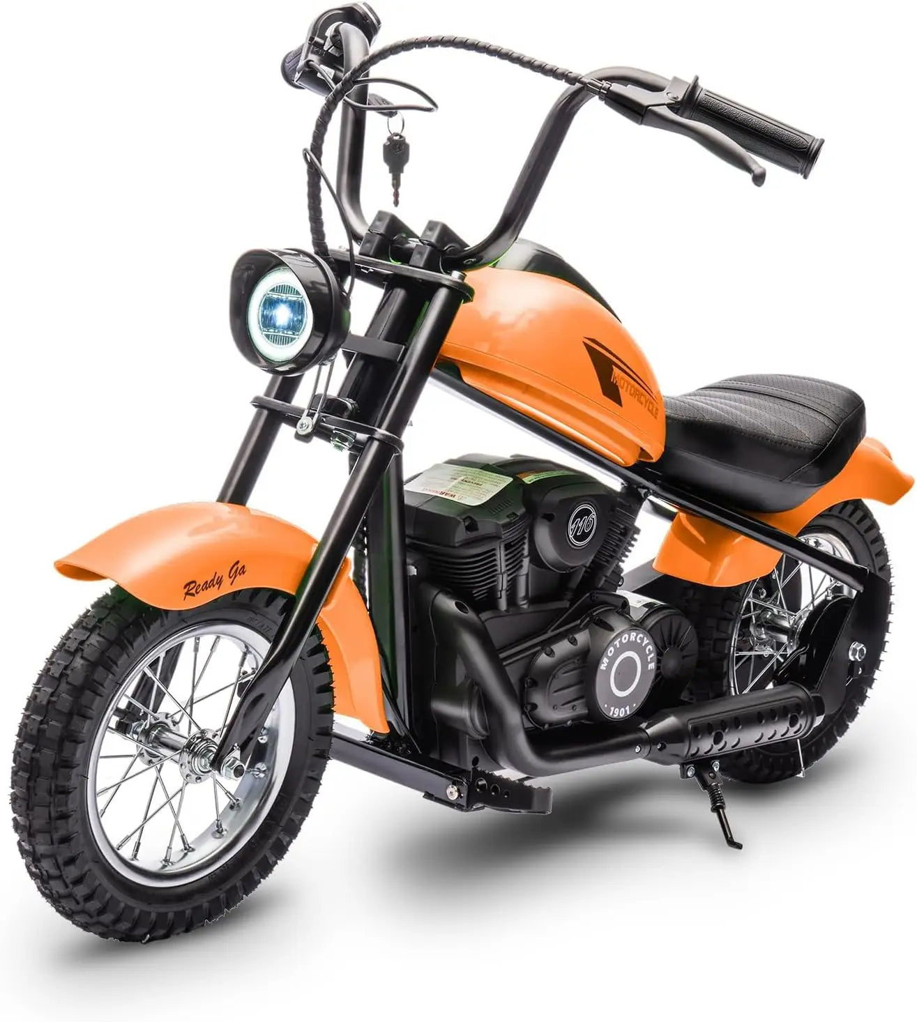 24V 250W Kids Electric Dirt Bike 2-Speed w/LED Light & Leather Seat | Electric Motorcycle for Kids