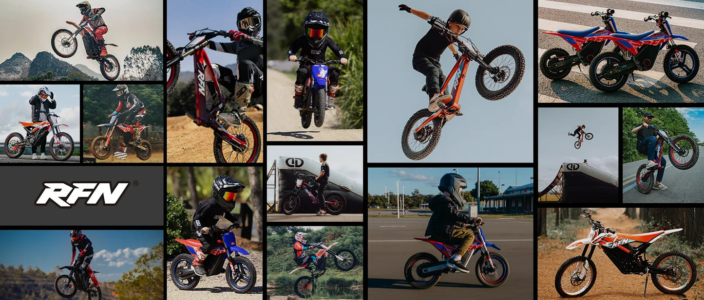 RFN Warrior Kids Electric Dirt Bike – Off-Road Electric Motorcycle for Kids (Ages 4–12Y)