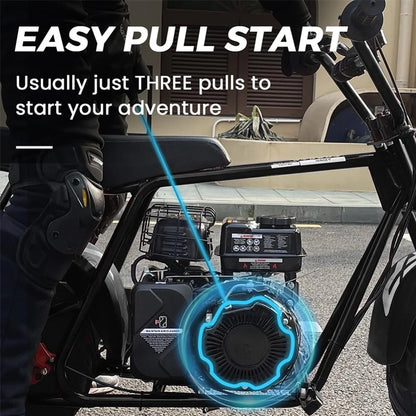 GMB100 99cc Gas Mini Bike for Adults & Teens — Up to 220 lbs
