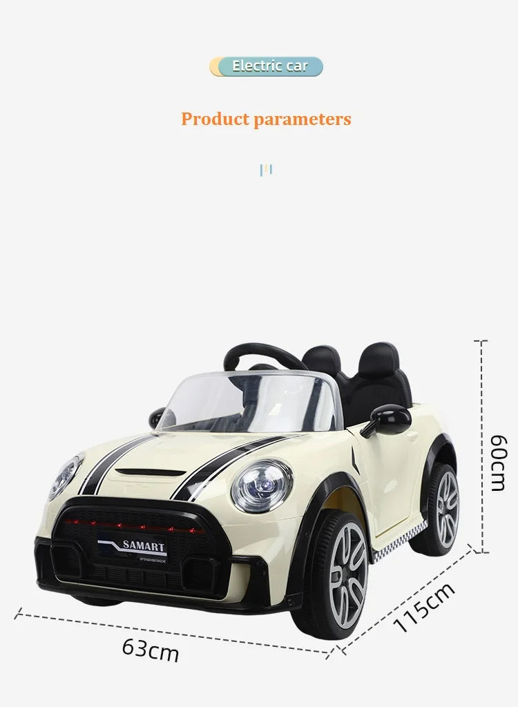 YOGOHALO 2024 Kids 4-Wheel Ride-On Electric Scooter | 1-Seater