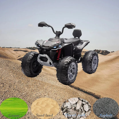 24V Kids Electric ATV 4-Wheeler (2-Seater) Ride-On with Dual 550w Motor | Off-Road Drive for 3-12Yrs Kid