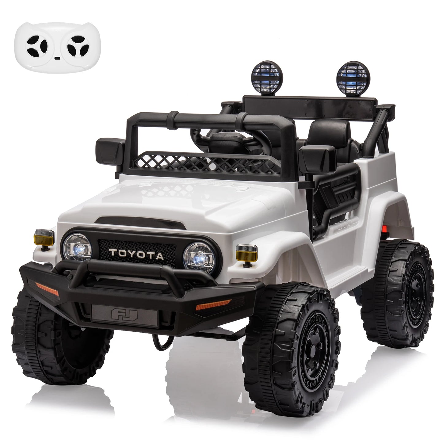 Toyota 12V Kids Ride-On Truck w/ Remote, LED Lights & MP3