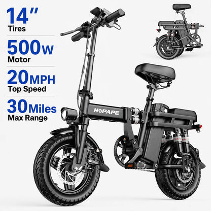 EOEOTWO Heavy-Duty E-Bike | 400 lbs Capacity | 65Nm Torque, 5 Riding Modes | Kids Rider