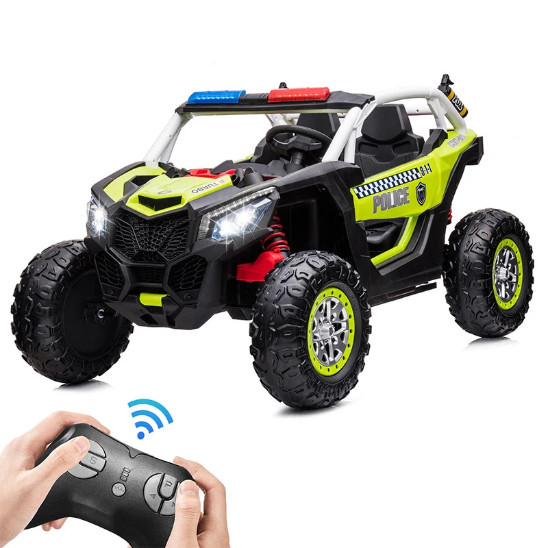 24V Kids Electric Ride-On UTV - Remote Control Off-Road Car for Ages 3-12