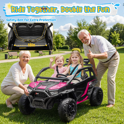 XXL 24V 4WD Off-Road Kids Ride-On UTV W/ Parent Control (70-90 Mins Ride Time)