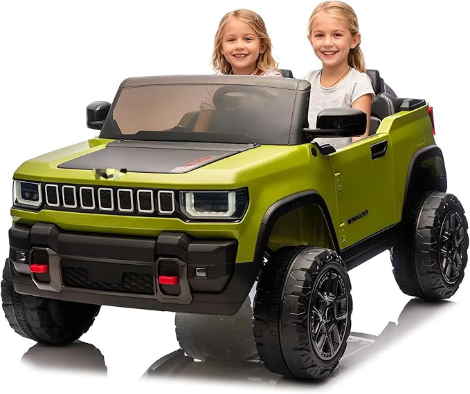 Licensed 24V Kids Ride-On Truck | 2-Seater Electric Truck for Big Kids (4–10 Years)