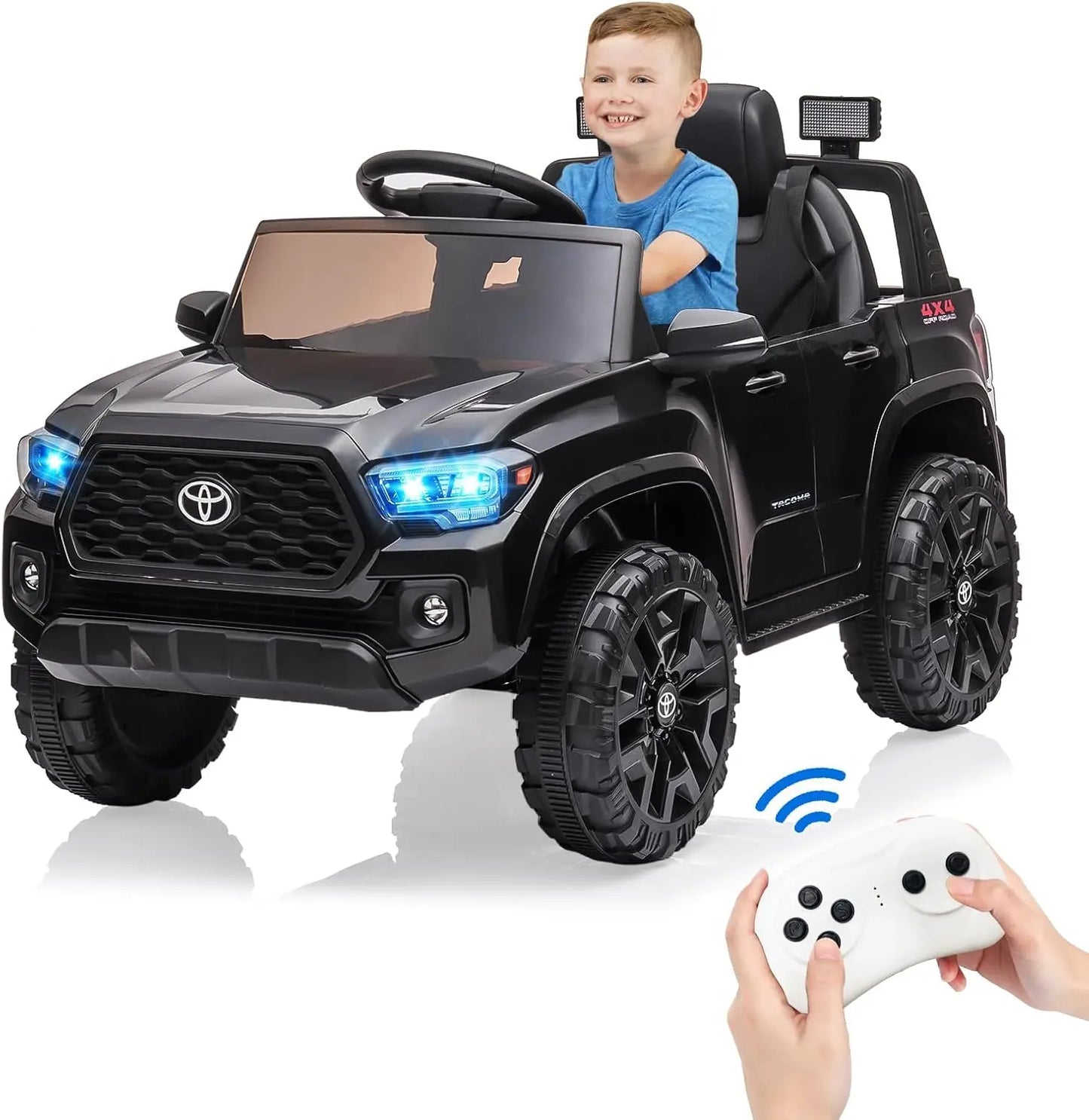 12V Toyota Kids Ride-On Truck w/ Remote, LED & 3 Speeds