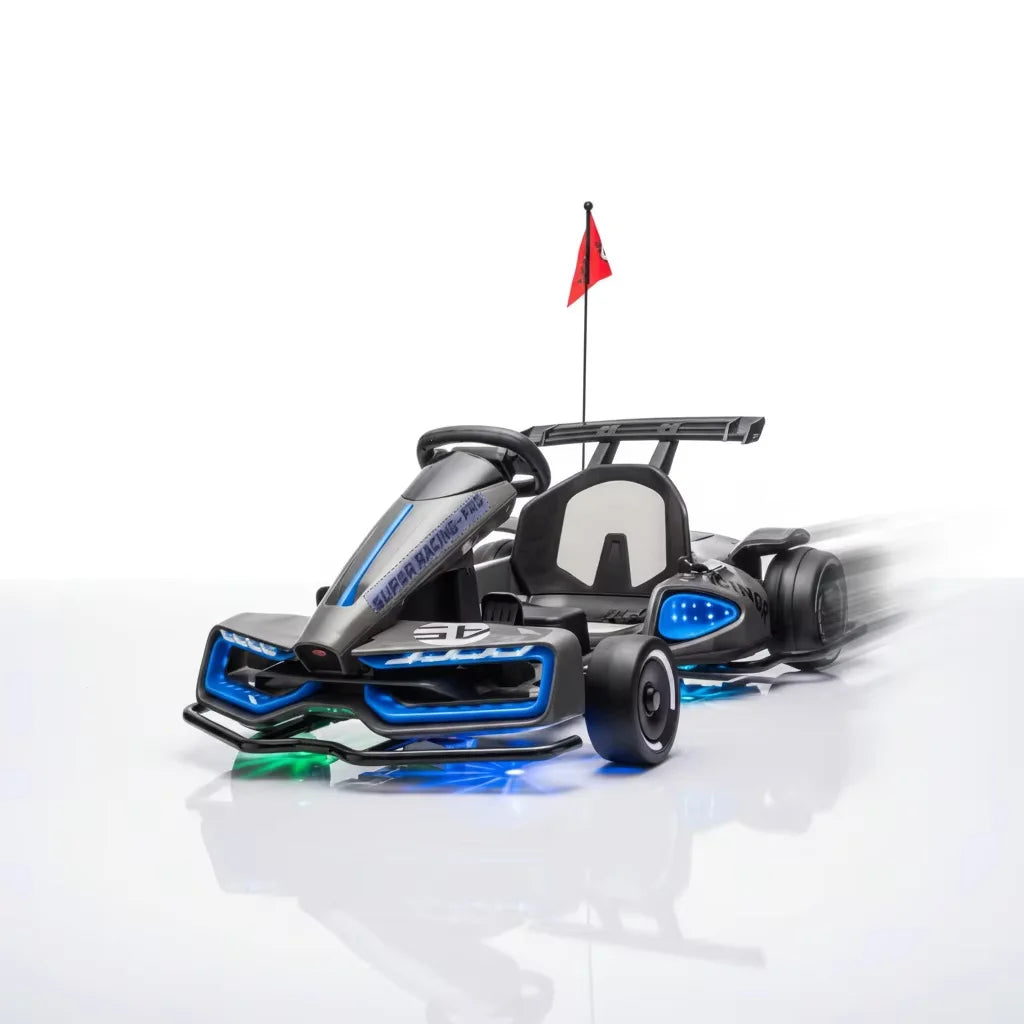 New High-End Kids Drift Kart 4 Wheels Electric Racing Car for Kids(Age: 3-9Y)