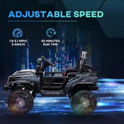 Premium 12V Kids Ride-On Truck Car w/ Parent Remote(Age: 4+)