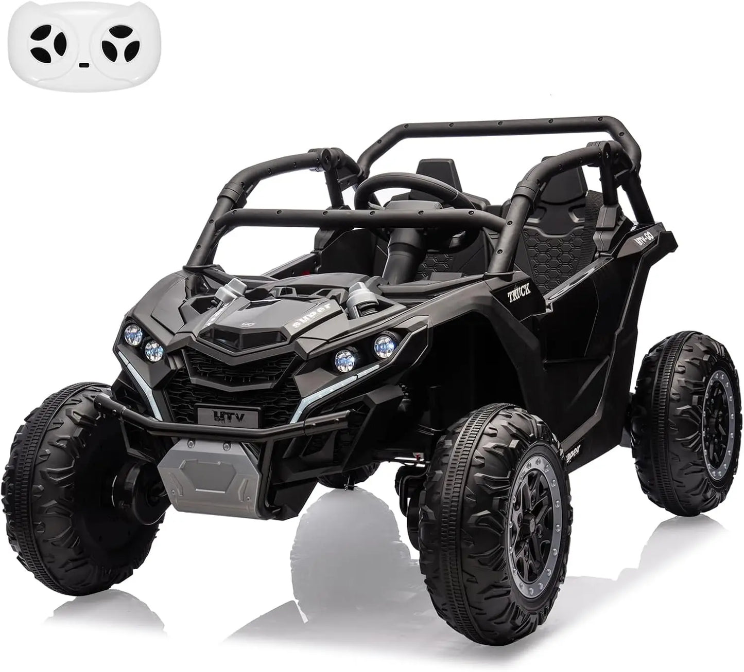 24V 4WD 2-Seater Kids Ride-On UTV W/ Parent Remote Control(Age: 3 to 10Y)
