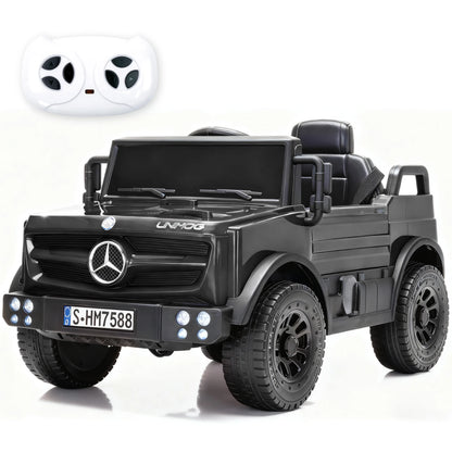 Licensed 12V Mercedes-Benz Unimog Kids Ride-On Jeep/Truck with Remote | Kids Rider
