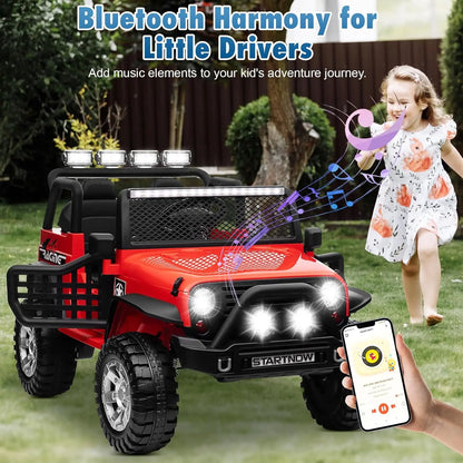 24V 2-Seater Ride-On Truck/Jeep for Kids | 4WD 800W | Kids Rider