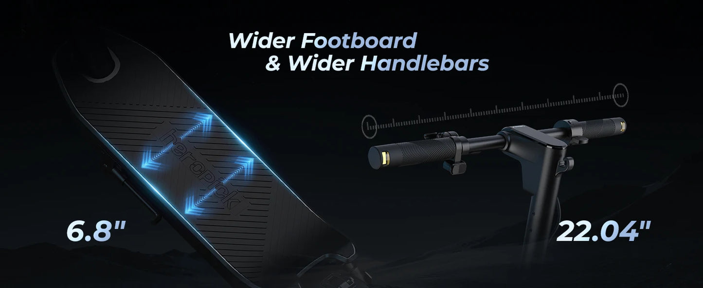 E8-10 Foldable Electric Scooter for Adults | 20 MPH & 40-Mile Range |1000W Peak | Kids Rider