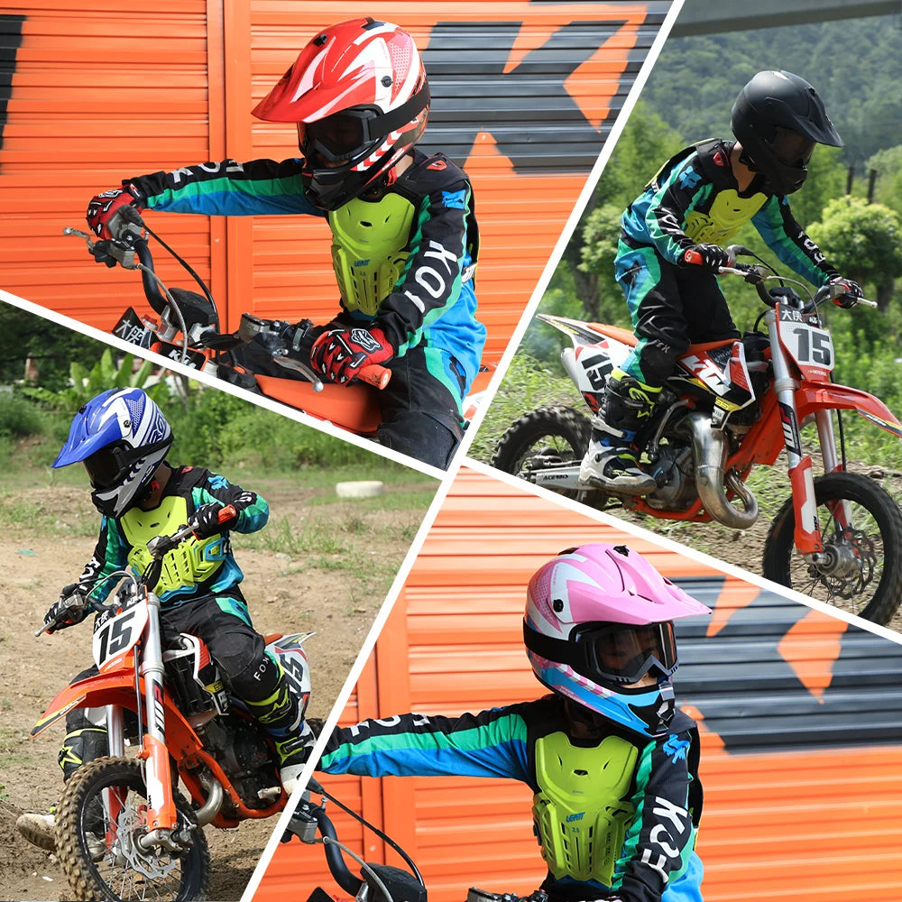 DOT Certified Kids Motocross Helmet for ATV, UTV & Dirt Bike | Kids Rider (3-14 Years)