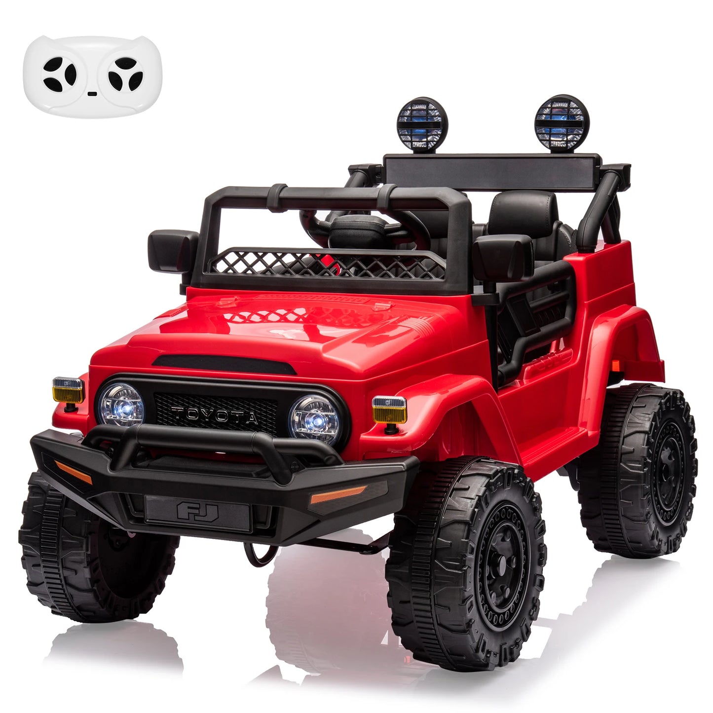 Toyota 12V Kids Ride-On Truck w/ Remote, LED Lights & MP3