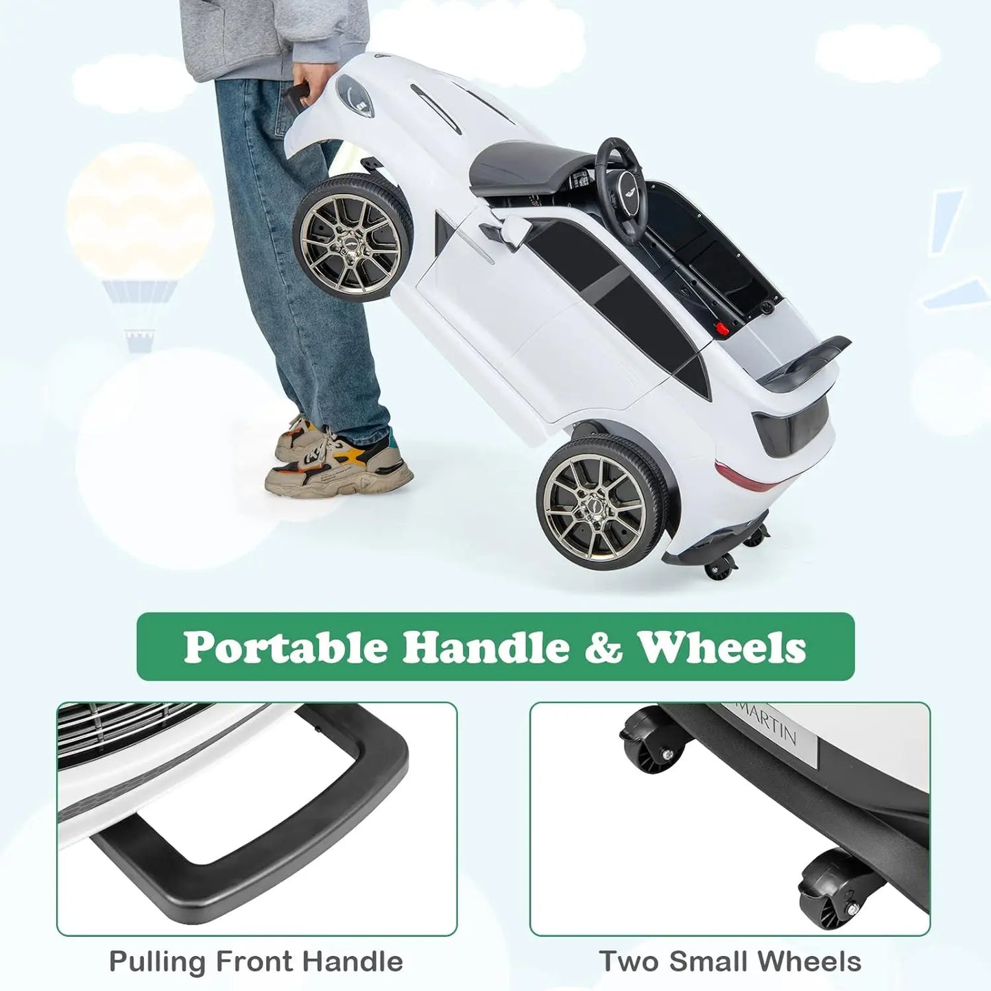 Aston Martin DBX 12V Kids Ride-On Car w/ Remote | 1-Seater