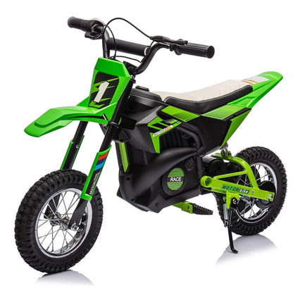24V 250w Electric Dirt Bike for Kids | Off-Road Electric Motorcycle with Spring Suspension(Age: 6-15Y)
