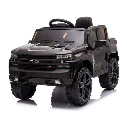 Chevrolet Silverado 12V Kids Ride-On Truck w/ Remote & Bluetooth