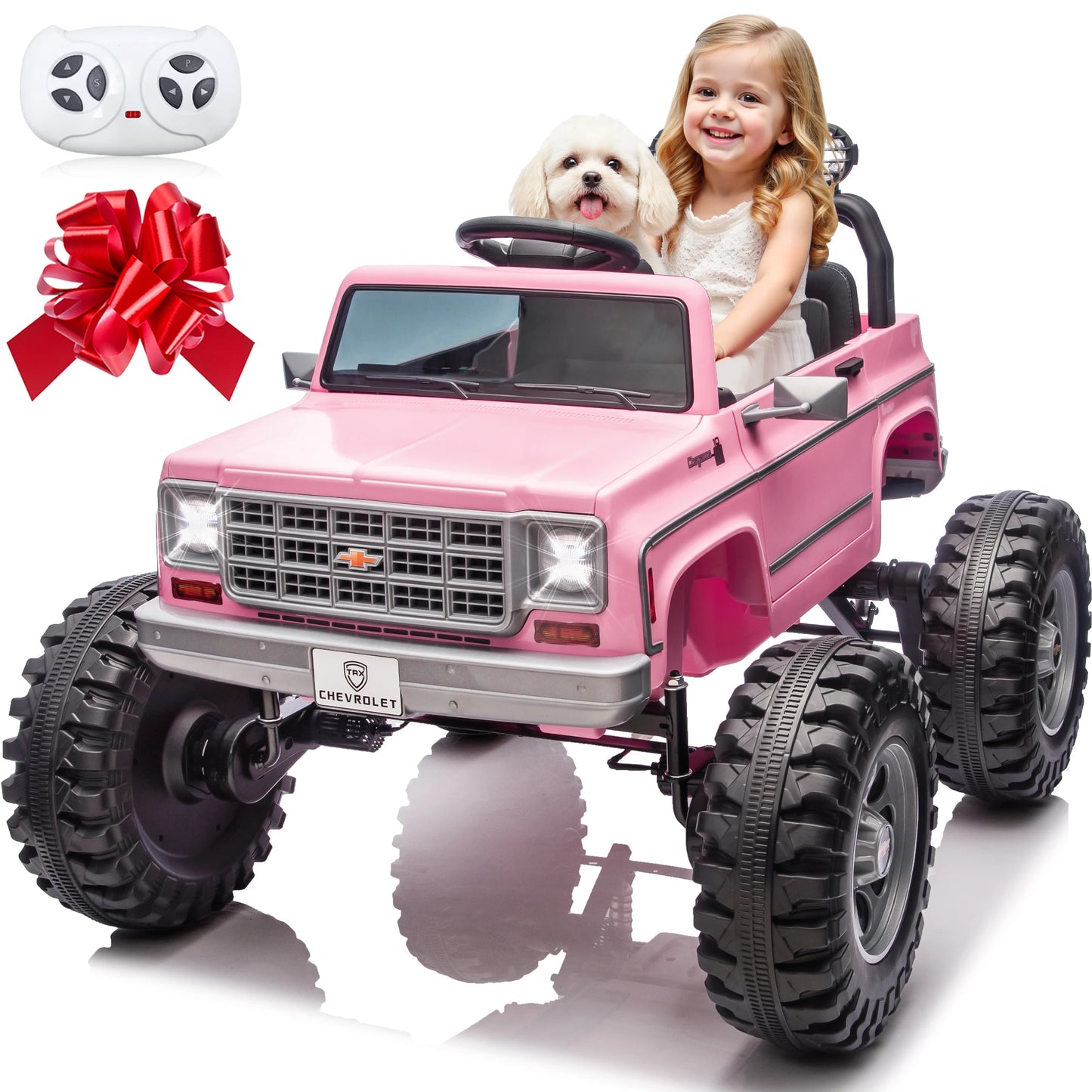 24V Chevrolet Cheyenne Kids Ride-On Truck w/ Parent Remote | 2X200W Powerful Motor