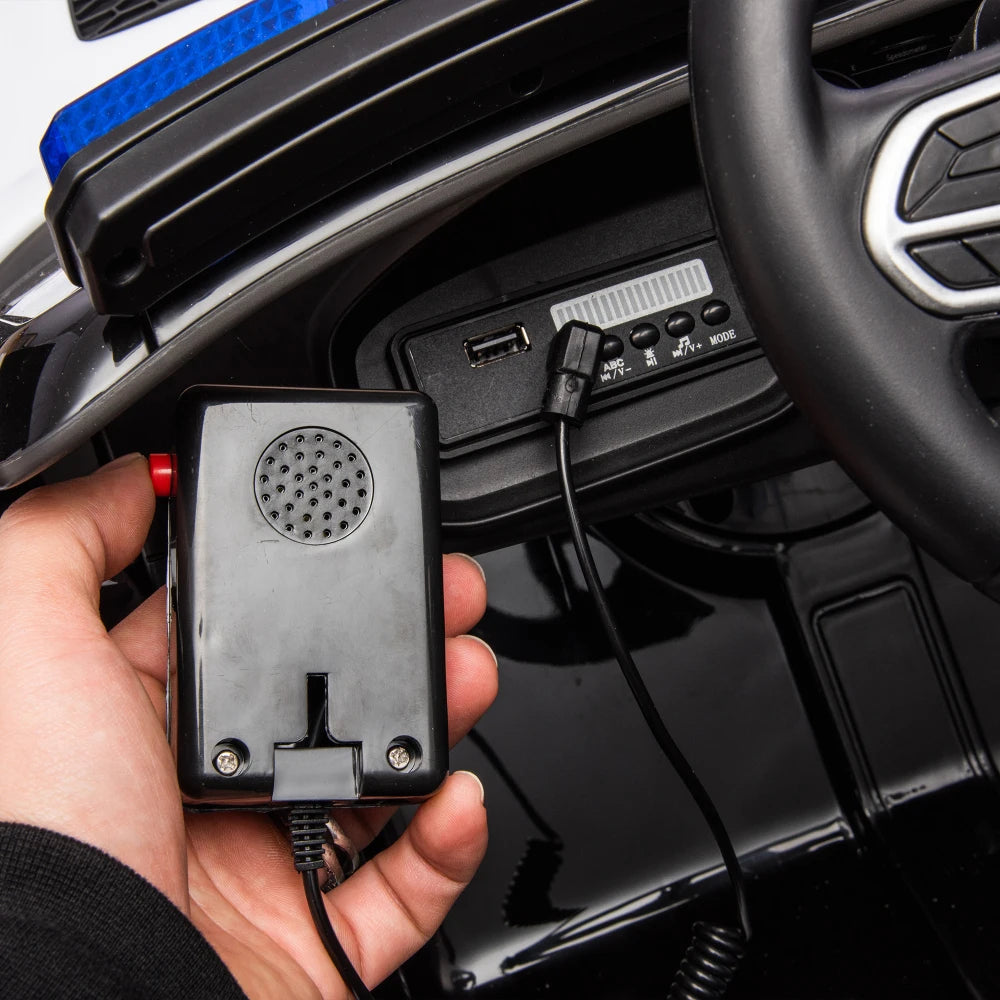 🚔 Dodge Charger 12V Kids Ride-On Police Car w/ Remote & Lights