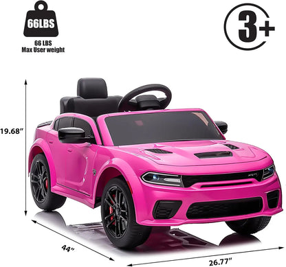 Dodge Charger SRT Hellcat 12V Kids Ride-On Car | 1-Seater