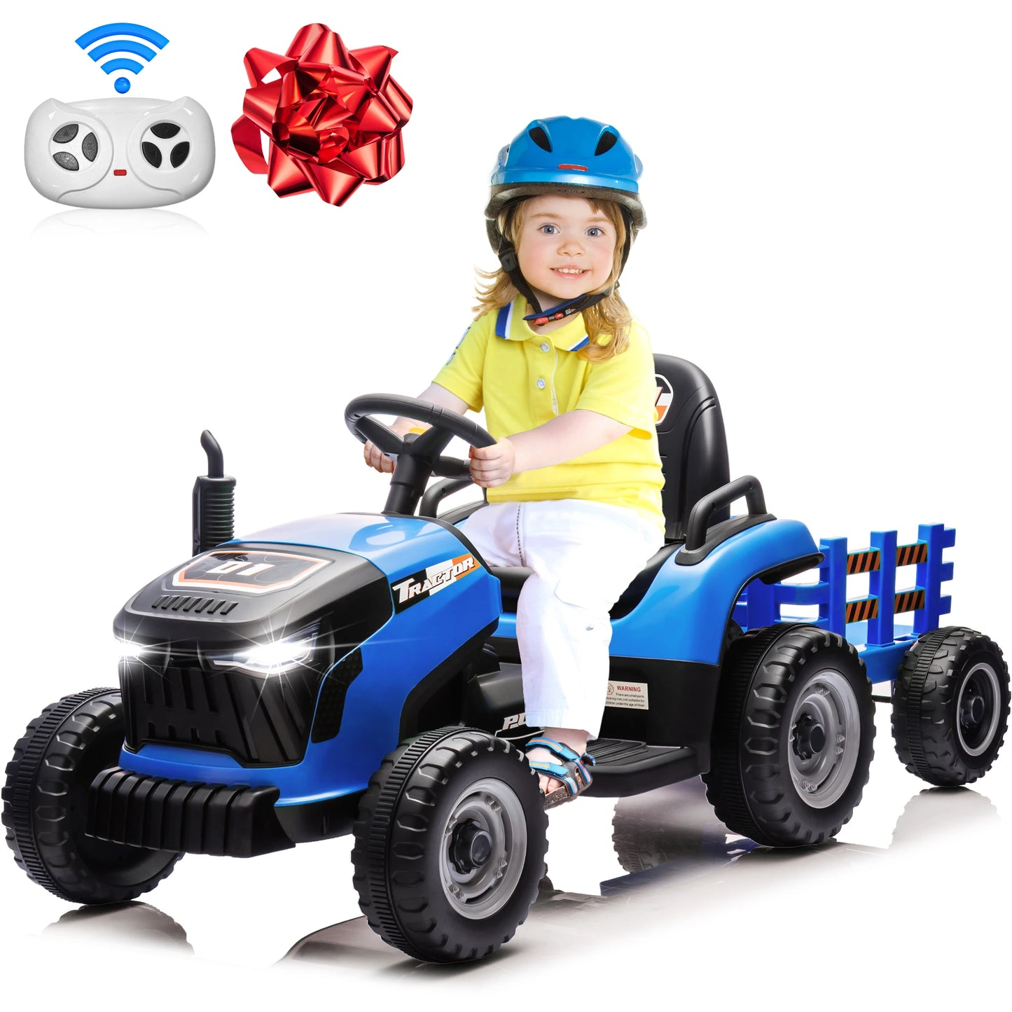 24V Kids Ride-On Tractor | 2-Seater Electric Truck | Kids Rider